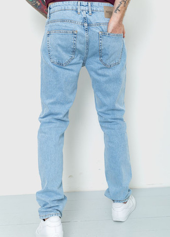 Светло-синие демисезонные зауженные джинсы Ager