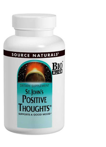 Комплекс для Поддержки Хорошего Настроения, St. John's Positive Thoughts,, 45 таблеток Source Naturals (228291892)
