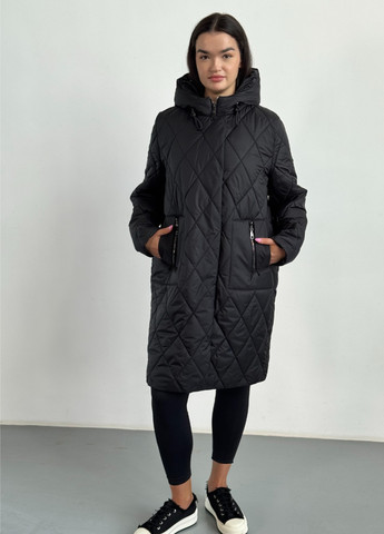 Черная демисезонная куртка Eva Classic