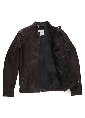 Коричневая демисезонная куртка Jack & Jones