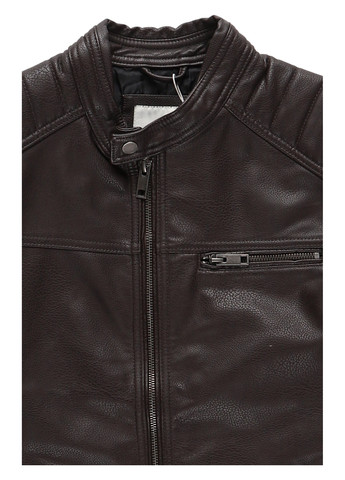 Коричневая демисезонная куртка Jack & Jones