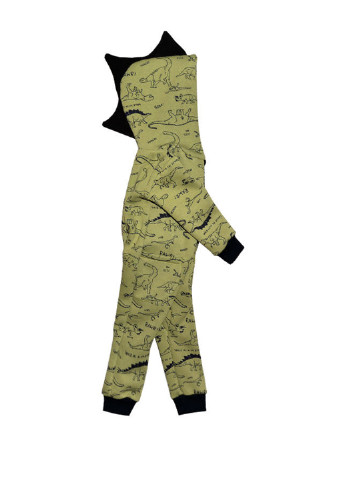 Комбінезон Blanka комбінезон-брюки малюнок оливковий кежуал бавовна, трикотаж