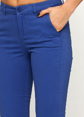 Синие кэжуал летние зауженные брюки United Colors of Benetton