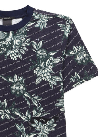 Темно-синяя футболка Scotch & Soda