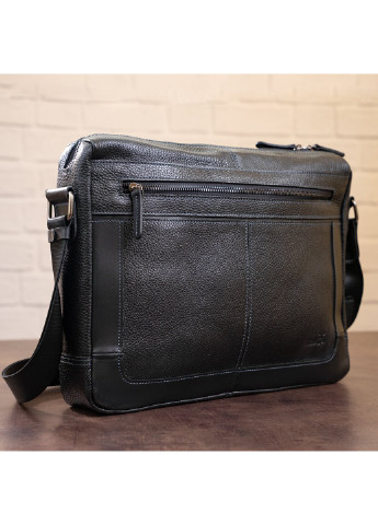 Чоловіча шкіряна сумка для ноутбука 35х26х6 см Shvigel (229460603)