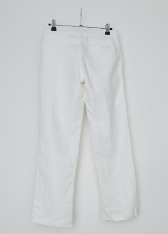 Белые кэжуал летние прямые брюки Marasil