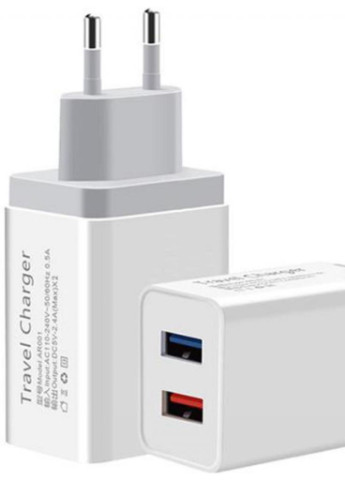 Зарядний пристрій WC-210 2.4A USB White (WC-210-WH) (WC-210-WH) XoKo (216637453)
