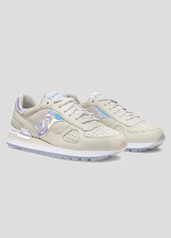 Кроссовки Shadow Original молочного оттенка Saucony белые всесезоны (253268073)