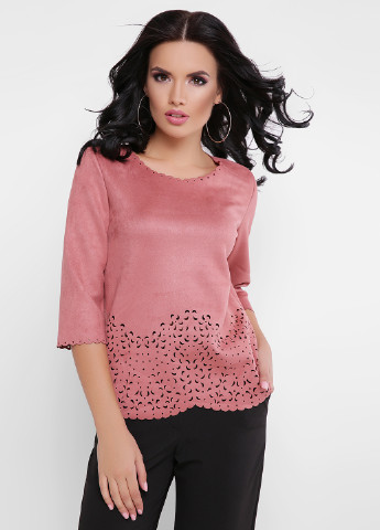 Темно-розовая летняя блуза Fashion Up