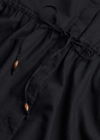 Черное кэжуал платье H&M однотонное