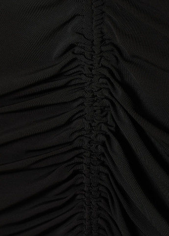 Чорна коктейльна сукня сукня-комбінація H&M однотонна