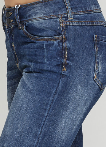Темно-синие демисезонные прямые джинсы 1982