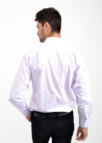 Светло-розовая кэжуал рубашка в полоску Ager с длинным рукавом
