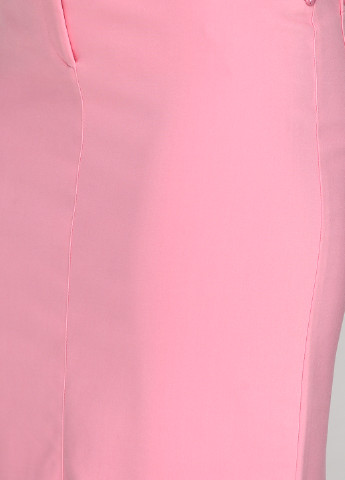 Розовая кэжуал однотонная юбка Sassofono карандаш