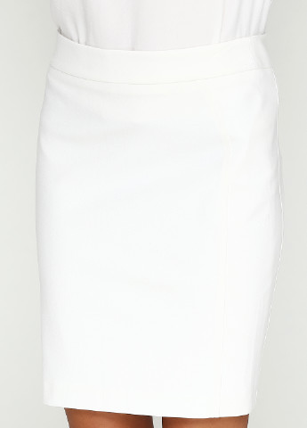 Белая кэжуал однотонная юбка Karen by Simonsen мини
