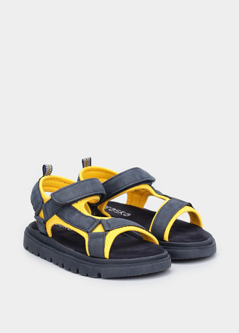 Черные кэжуал сандалии Braska на липучке