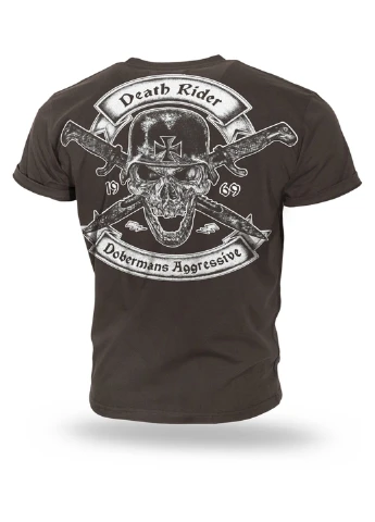 Коричневая футболка dobermans death rider ts170br Dobermans Aggressive