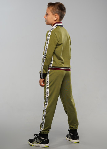 Оливковый (хаки) демисезонный костюм (толстовка, брюки) брючный Tiaren