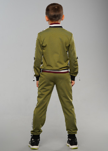 Оливковий (хакі) демісезонний костюм (толстовка, брюки) брючний Tiaren