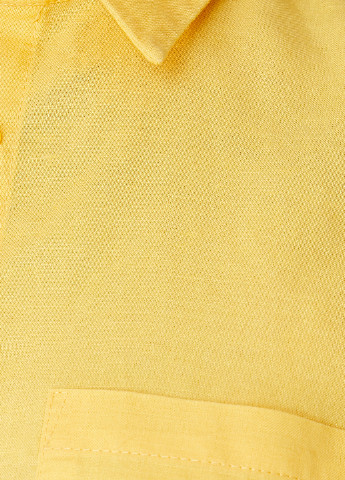 Сорочка KOTON однотонна жовта кежуал рамі