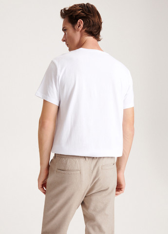 Белые кэжуал летние чиносы брюки Reserved