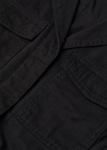 Комбинезон H&M комбинезон-брюки однотонный чёрный кэжуал хлопок
