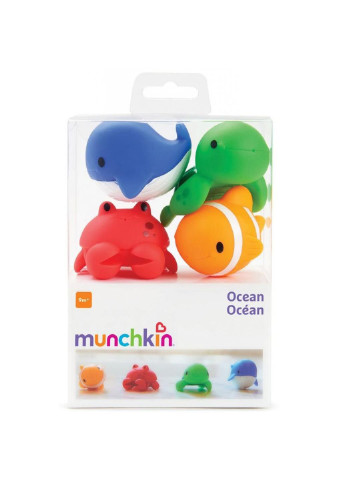 Іграшка для ванної кімнати Океан 4 шт (01110301) Munchkin (254068918)