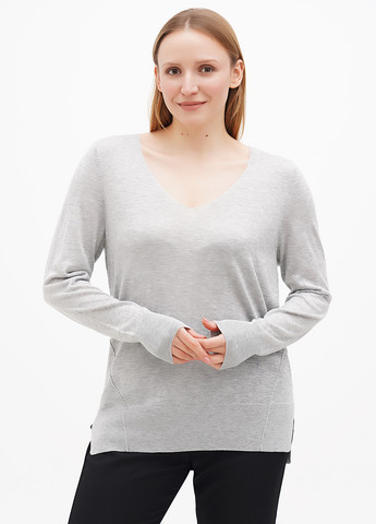 Светло-серый демисезонный пуловер пуловер CHD