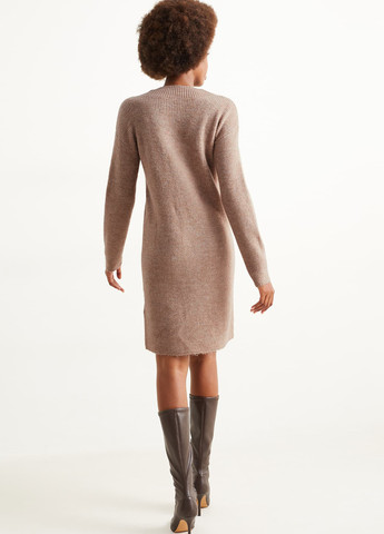 Бежева кежуал сукня сукня светр C&A однотонна