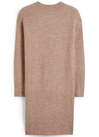 Бежева кежуал сукня сукня светр C&A однотонна