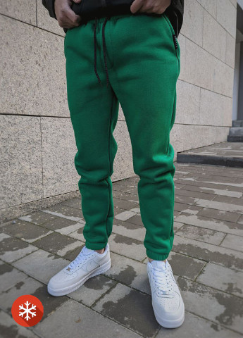 Зеленые кэжуал зимние брюки VDLK
