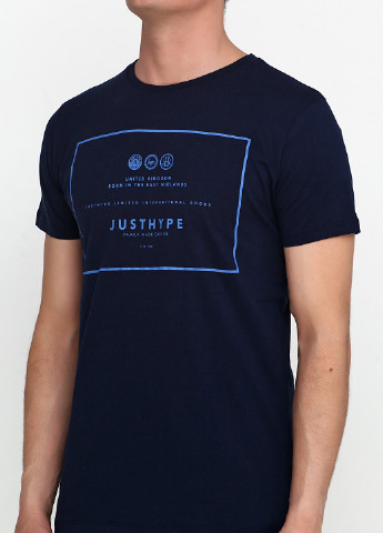 Темно-синяя футболка Just Hype