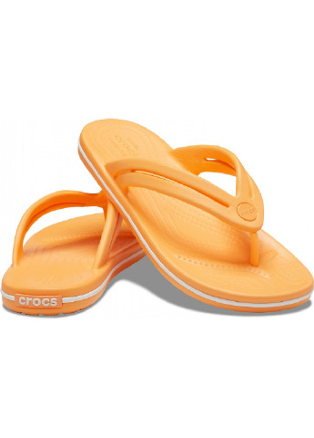 Персиковые пляжные вьетнамки Crocs