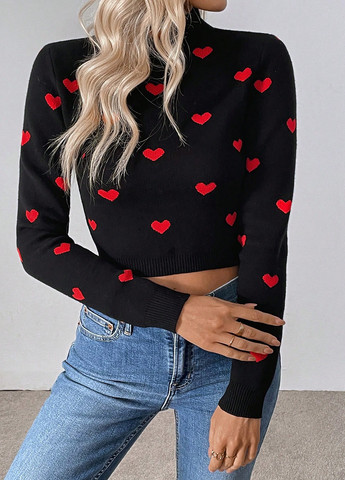 Чорний демісезонний джемпер джемпер SHEIN