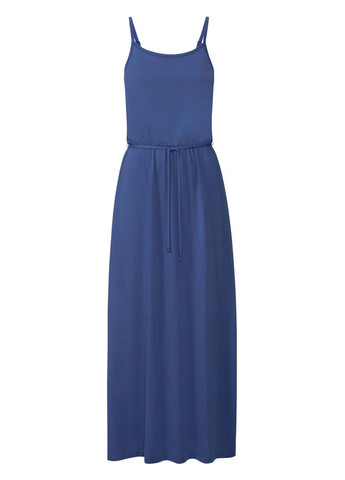 Синее кэжуал платье в греческом стиле Esmara однотонное