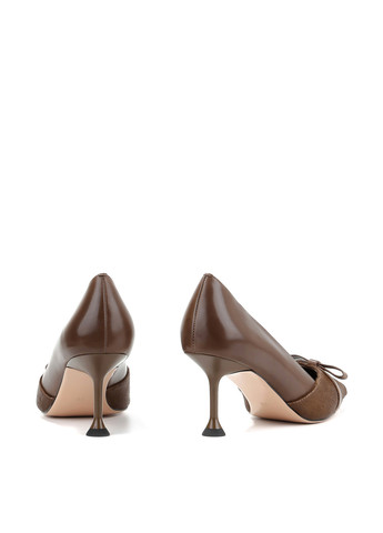 Le'BERDES Туфли лодочки коричневый з натуральная кожа, натуральный мех, украина — демисезон (322088105)