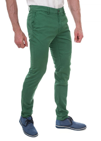 Зеленые летние брюки Trussardi Jeans
