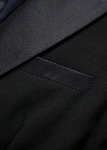 Чорний демісезонний костюм (піджак, штани) брючний SHEIN