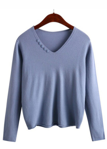 Синій демісезонний светр жіночий TRG