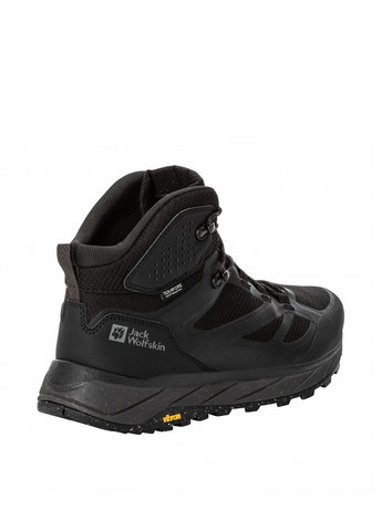 Черные осенние ботинки Jack Wolfskin