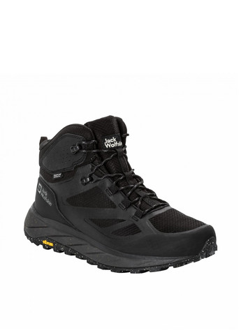 Черные осенние ботинки Jack Wolfskin