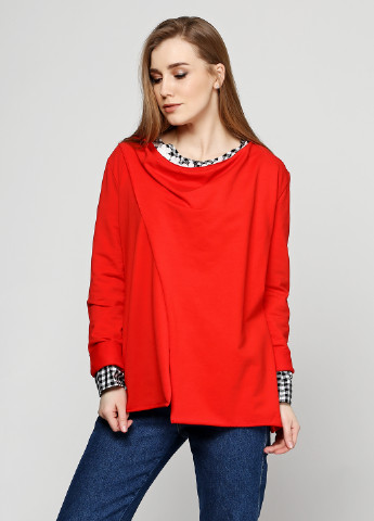 Червоний демісезонний комплект (реглан, блуза) Wendy Trendy