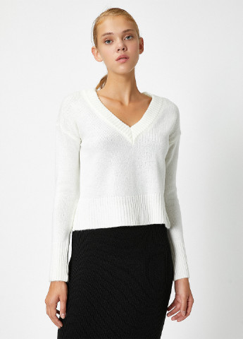 Білий демісезонний пуловер пуловер KOTON
