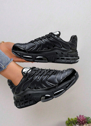 Черные демисезонные рабочая обувь со стальным носком SHEIN