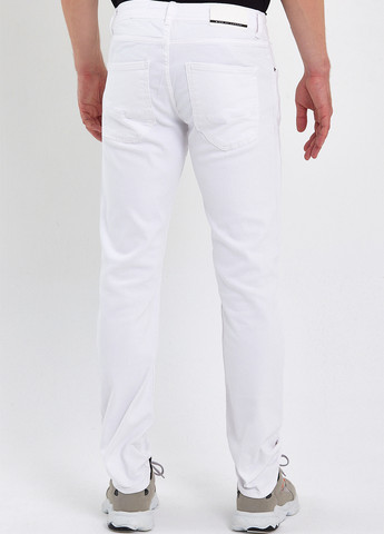 Белые летние слим джинсы Trend Collection