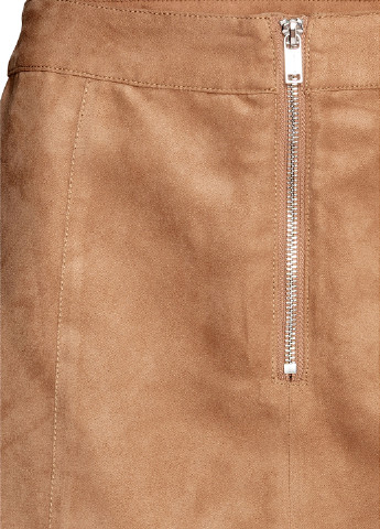 Джинсовая кэжуал однотонная юбка H&M мини