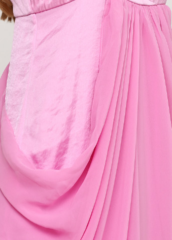 Розовое кэжуал платье баллон Tony Cohen однотонное