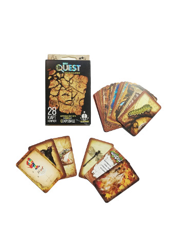 Настольная игра Quest В Поисках сокровищ (28 эл.) Danko Toys (183639215)