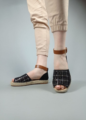 Чёрные эспадрильи Kamengsi однотонный (226956002)