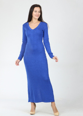Синее кэжуал платье Enna Levoni однотонное